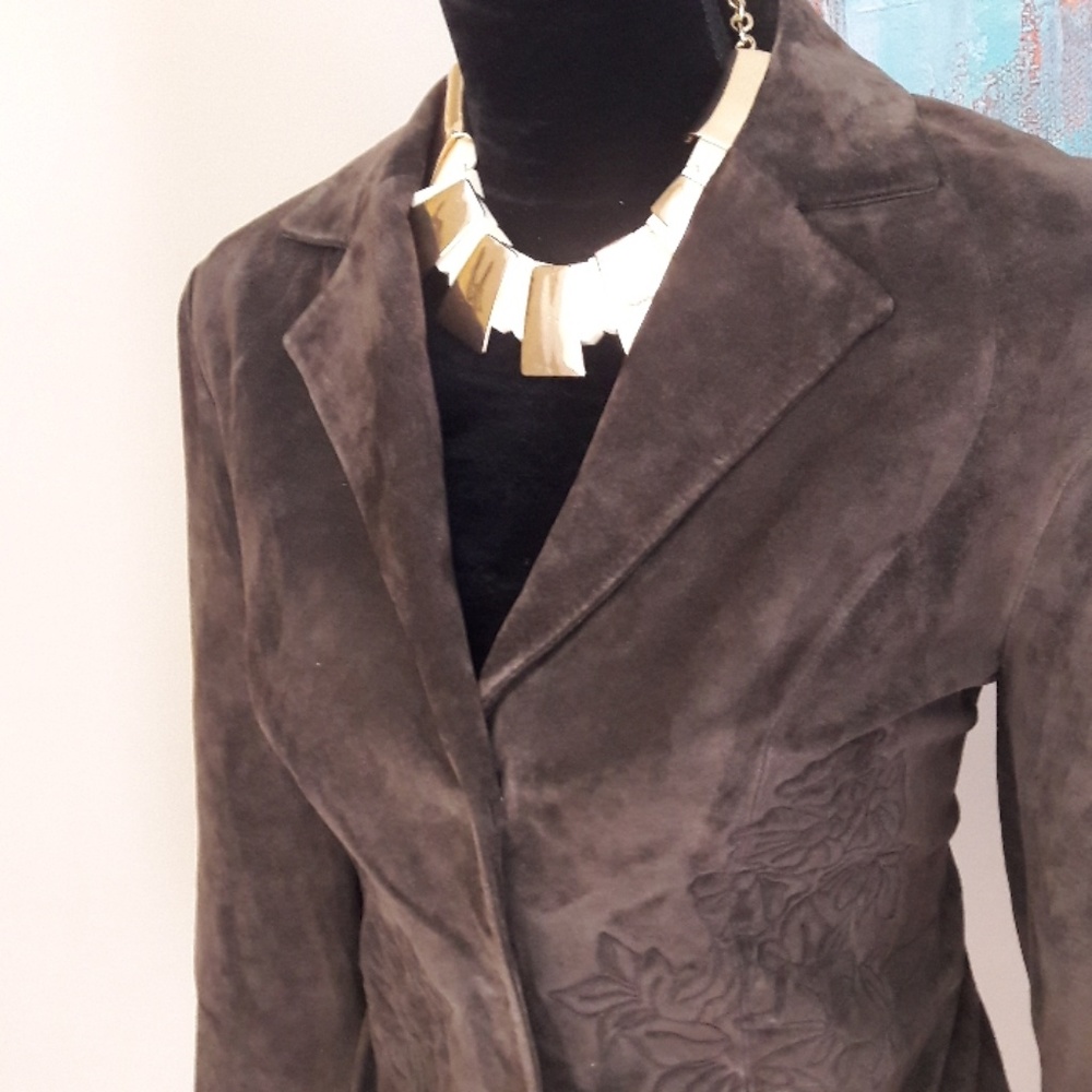 Madison Studio/ Brown Suede/ Blazer/ Jacket - image 6